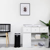 Ubbi Steel Diaper Pail - Mate Black - Nappy Bins and Refills - 