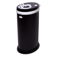Ubbi Steel Diaper Pail - Mate Black - Nappy Bins and Refills - 
