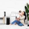 Ubbi Steel Diaper Pail - Mate Black - Nappy Bins and Refills - 