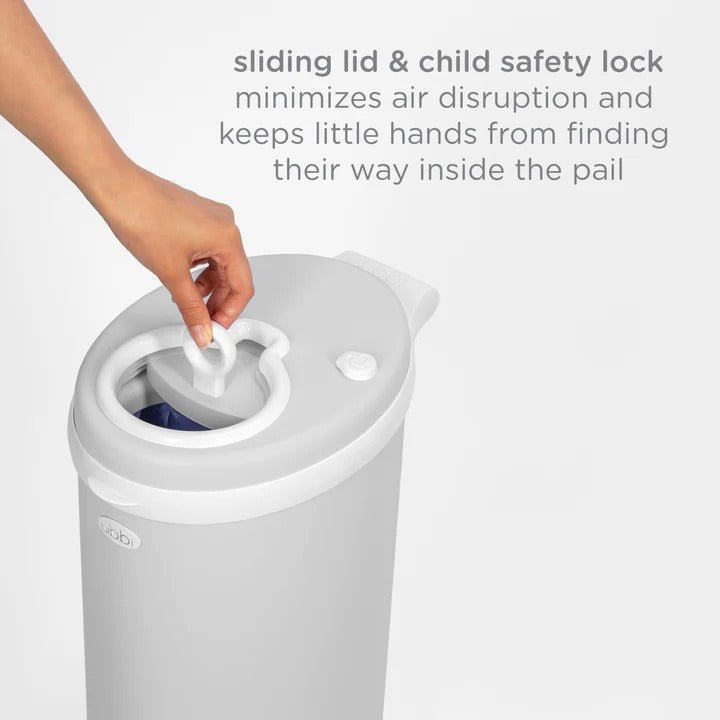 Ubbi Steel Diaper Pail - Gray - HYPHEN KIDS