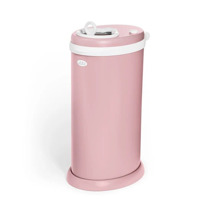 Ubbi Steel Diaper Pail - Matte Fig Blossom - Nappy Bins and Refills - 
