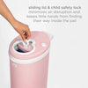 Ubbi Steel Diaper Pail - Matte Fig Blossom - Nappy Bins and Refills - 
