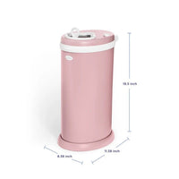 Ubbi Steel Diaper Pail - Matte Fig Blossom - Nappy Bins and Refills - 