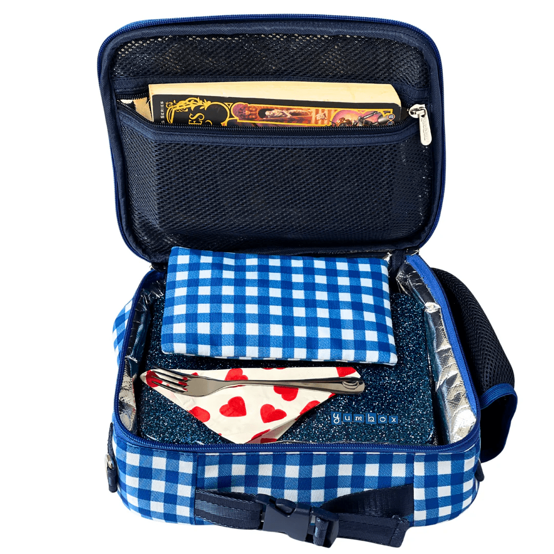 Yumbox Classic Lunch Bag – Vichy Blue - Lunch Bag - 