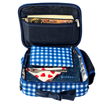 Yumbox Classic Lunch Bag – Vichy Blue - Lunch Bag - 