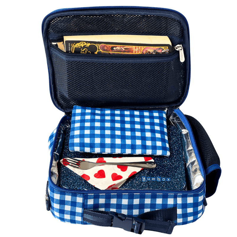 Yumbox Classic Lunch Bag – Vichy Blue - Lunch Bag - 