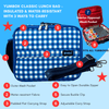 Yumbox Classic Lunch Bag – Vichy Blue - Lunch Bag - 