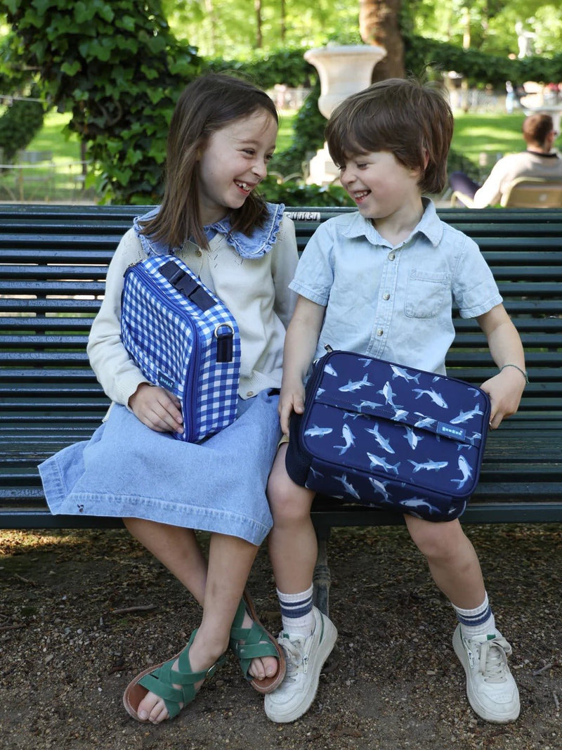 Yumbox Classic Lunch Bag – Vichy Blue - Lunch Bag - 