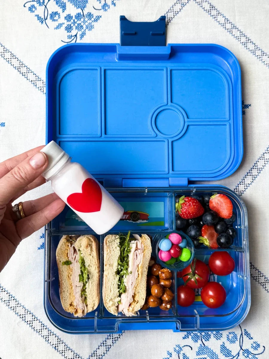 Shop Yumbox Original Leakproof Bento Lunch Box - Funny Monsters Surf Blue NZ | Premium Lunch Boxes for School Kids