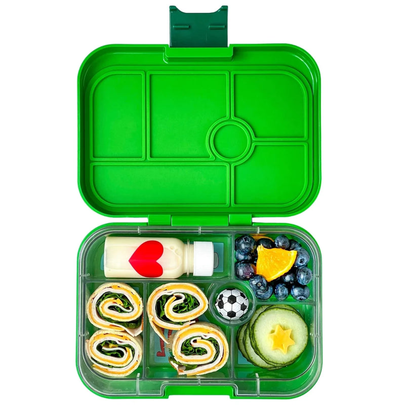Yumbox Original Leakproof Bento Lunch Box - Jurassic Green Lunch Boxes for kids