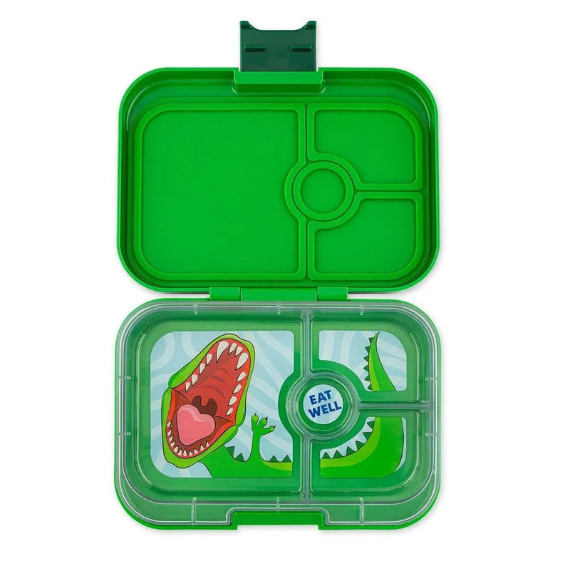 Yumbox Panino Leakproof Bento Lunch Box - Jurassic Green Lunch Boxes for kids