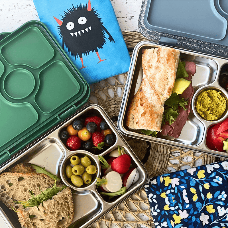 Yumbox Pret Stainless Steel Leakproof Bento Lunch Box - Dublin Green - Lunch Boxes - Large Lunch Box