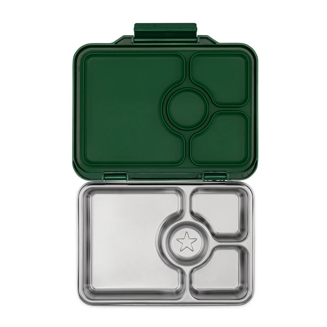 Yumbox Pret Stainless Steel Leakproof Bento Lunch Box - Dublin Green - Lunch Boxes - Large Lunch Box