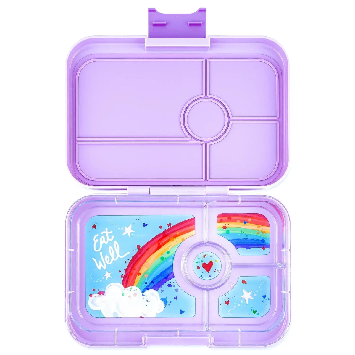 Shop Yumbox Tapas 4C Purple Lunch Box | Leakproof Bento Box for Kids NZ NZ | Premium Lunch Boxes for School Kids