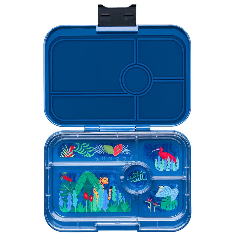 Yumbox Tapas Larger Size Leakproof Bento lunch box 5 - Compartment Food Tray (Jungle Tray) - Lunch Boxes - Large Lunch Box