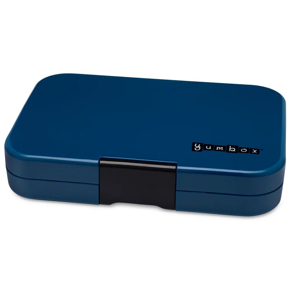 Yumbox Tapas Leakproof Bento lunch box 4 - Compartment Food Tray (Carlo Blue) - Lunch Boxes - Large Lunch Box