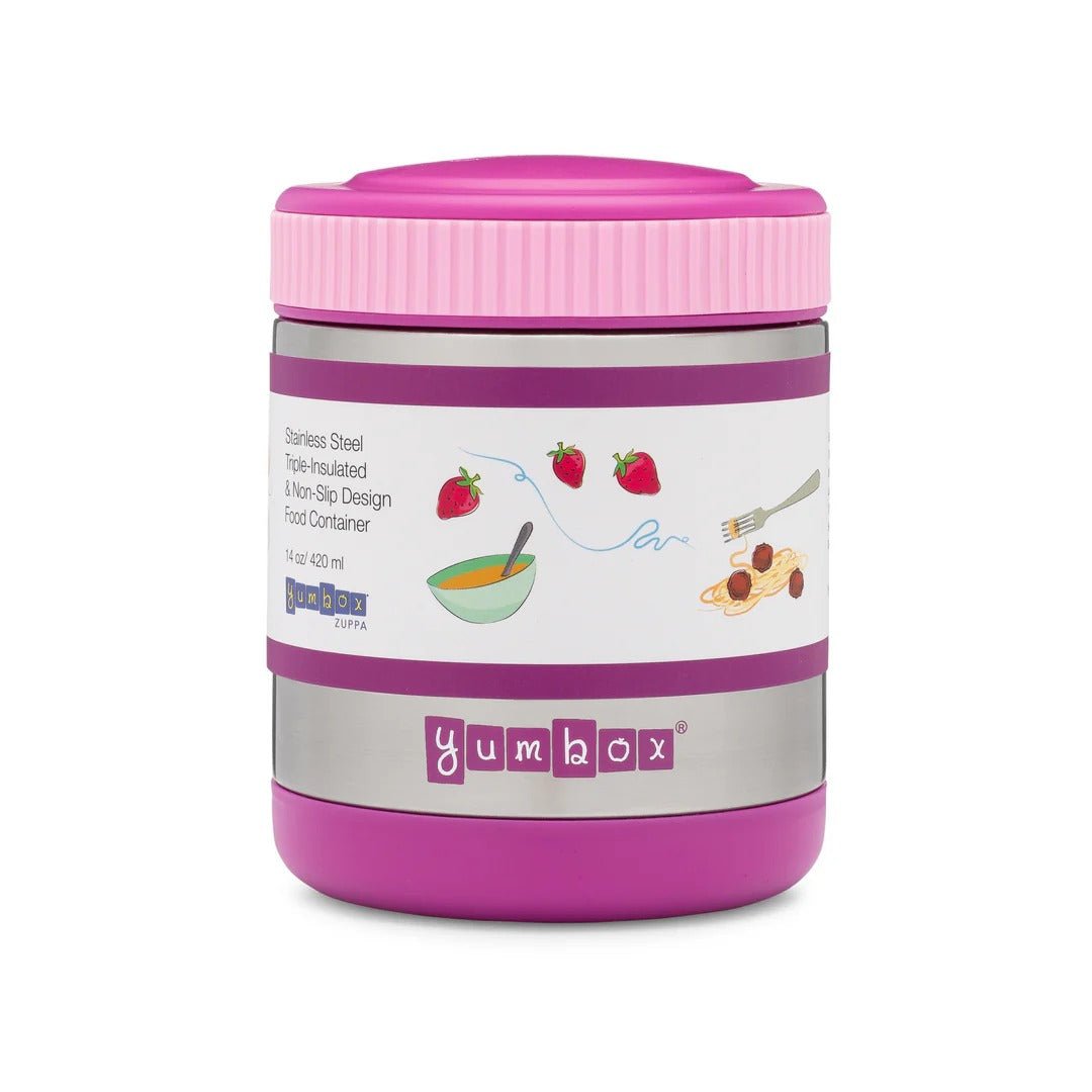 Yumbox Zuppa Thermal Food Jar With Spoon And Band - Neptune Purple-Food Jar-