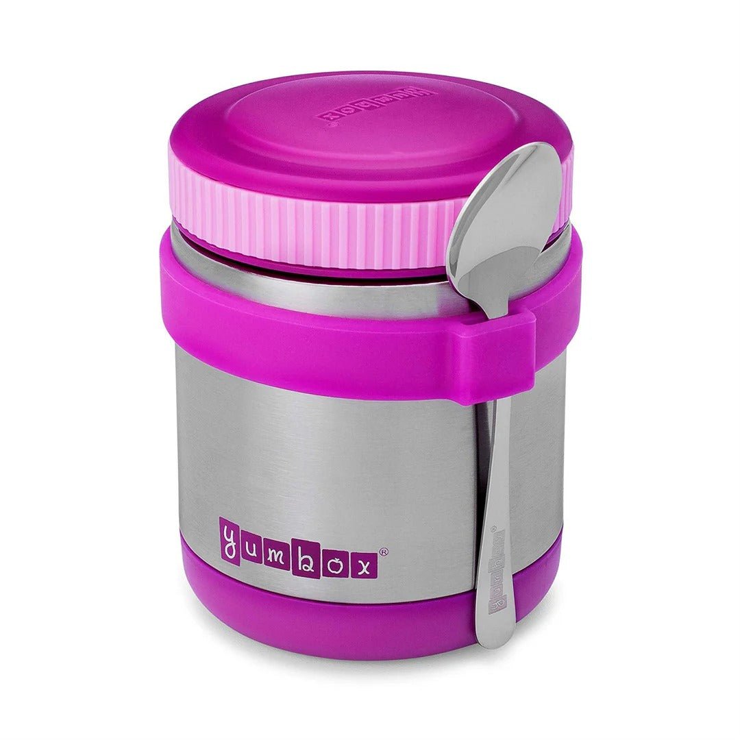 Yumbox Zuppa Thermal Food Jar With Spoon And Band - Neptune Purple-Food Jar-