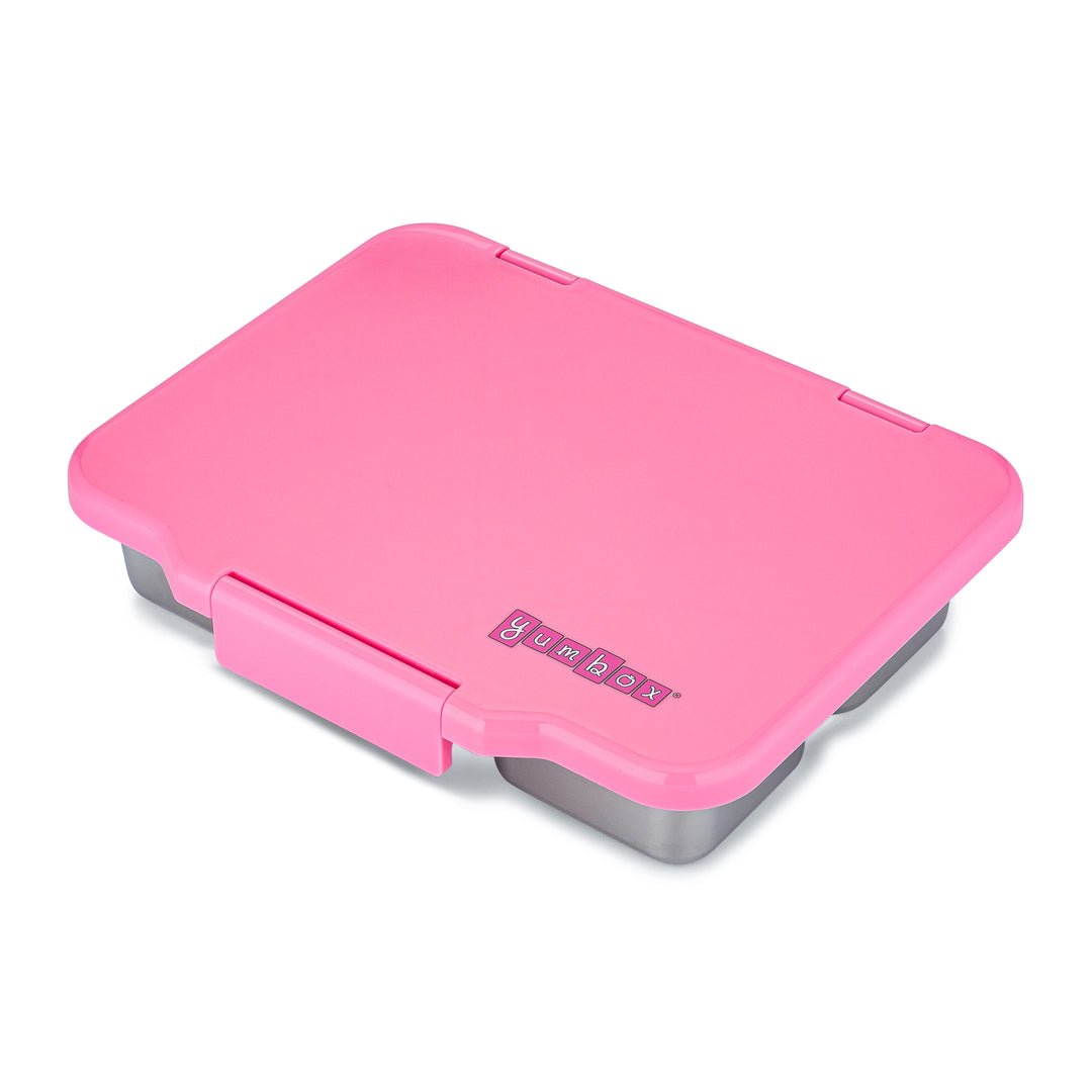 Yumbox Pret 4 Compartment Stainless Steel Leakproof Bento Lunch Box - Versilles Pink-Lunch Boxes-InsulatedLarge Lunch Box
