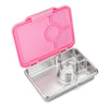 Yumbox Pret 4 Compartment Stainless Steel Leakproof Bento Lunch Box - Versilles Pink-Lunch Boxes-InsulatedLarge Lunch Box