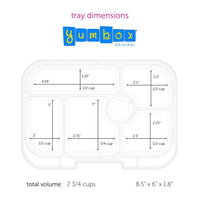 Yumbox Original Kids Bento Box-Leakproof - Lavande Purple (Unicorn)-Lunch Boxes-Medium Lunch Box