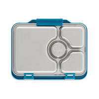 Yumbox Pret 4 Compartment Stainless Steel Leakproof Bento Lunch Box - Normandy Blue-Lunch Boxes-Insulated Large Lunch Box