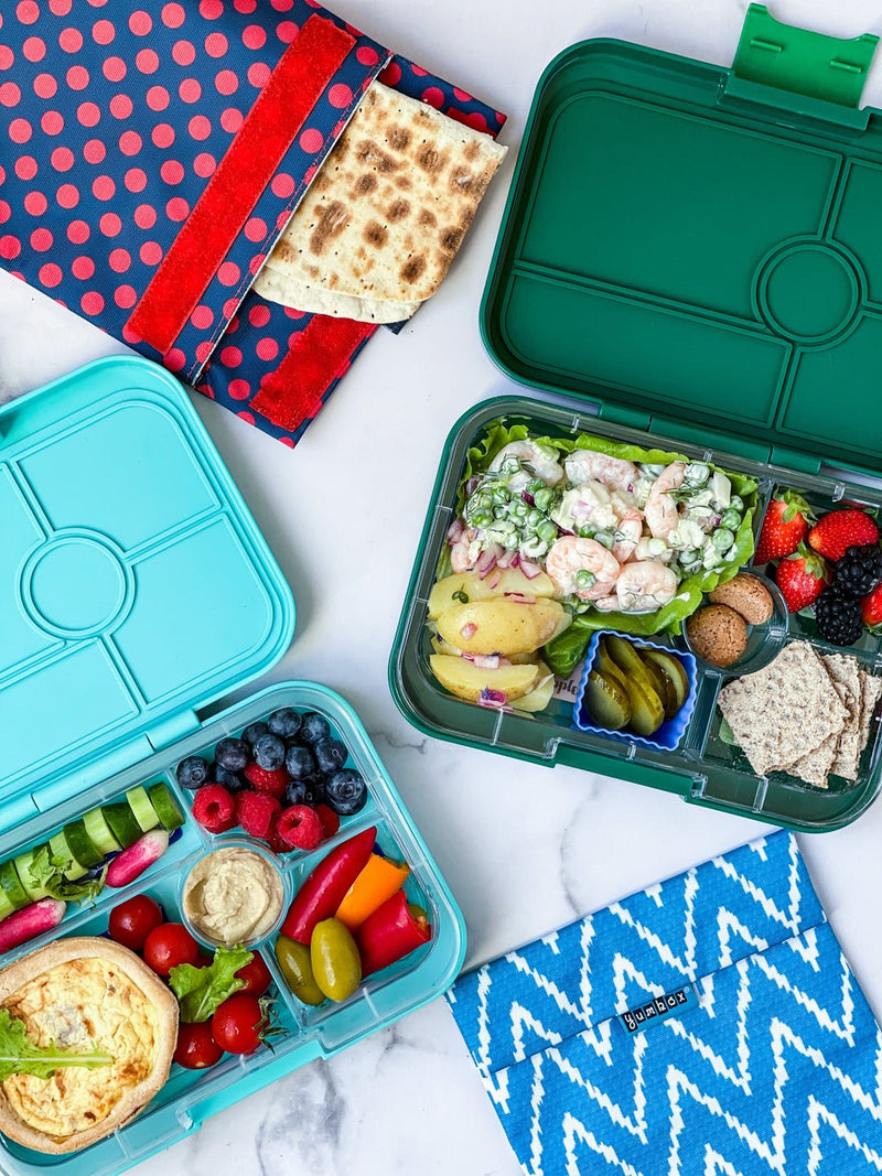 Yumbox Tapas Larger Size Leakproof Bento lunch box 5 - Compartment Food Tray (Antibes Blue) - HYPHEN KIDS