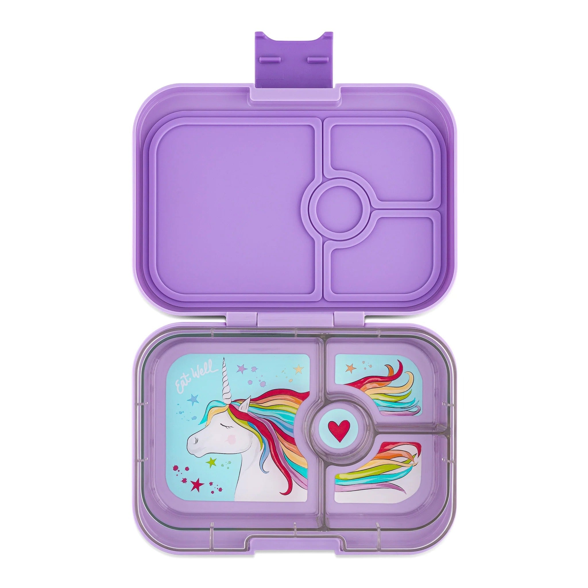 Yumbox Panino Bento Box – Leakproof & Kid-Friendly - Unicorn-Lunch Boxes-Medium Lunch Box