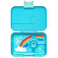 Yumbox Tapas Larger Size Leakproof Bento lunch box 4-Compartment Food Tray (Antibes Blue)-Lunch Boxes-feeding Large Lunch Box