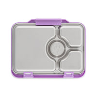 Yumbox Pret 4 Compartment Stainless Steel Leakproof Bento Lunch Box - Lavande Purple-Lunch Boxes-InsulatedLarge Lunch Box