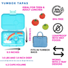 Yumbox Tapas Larger Size Leakproof Bento lunch box 4-Compartment Food Tray (Antibes Blue)-Lunch Boxes-feeding Large Lunch Box
