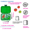 Yumbox Panino – Dinosaur Bento Lunch Box (4 Compartments)-Lunch Boxes-Medium Lunch Box
