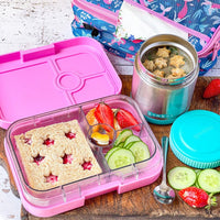 Yumbox Panino 4-Compartment Lunchbox – Rainbow-Lunch Boxes-Medium Lunch Box