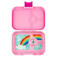 Yumbox Panino 4-Compartment Lunchbox – Rainbow-Lunch Boxes-Medium Lunch Box