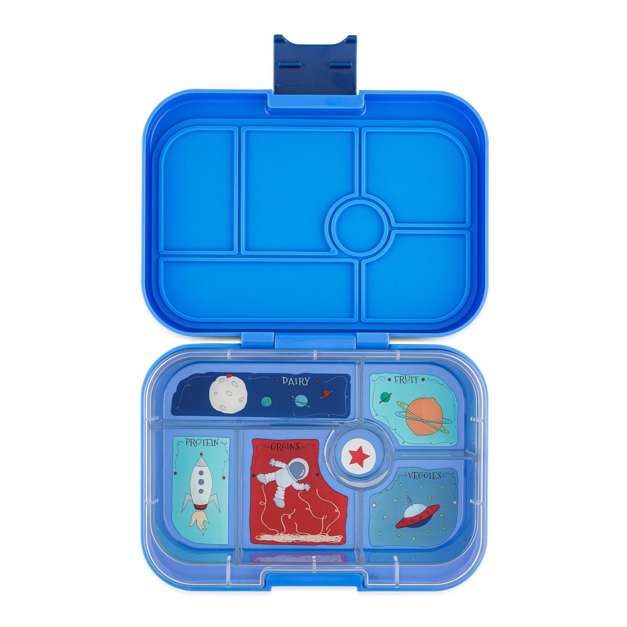 Yumbox Original Kids Bento Box - Leakproof - Surf Blue (Rocket)-Lunch Boxes-Medium Lunch Box