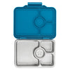 Yumbox Pret 4 Compartment Stainless Steel Leakproof Bento Lunch Box - Normandy Blue-Lunch Boxes-Insulated Large Lunch Box