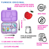 Yumbox Original Kids Bento Box-Leakproof - Lavande Purple (Unicorn)-Lunch Boxes-Medium Lunch Box