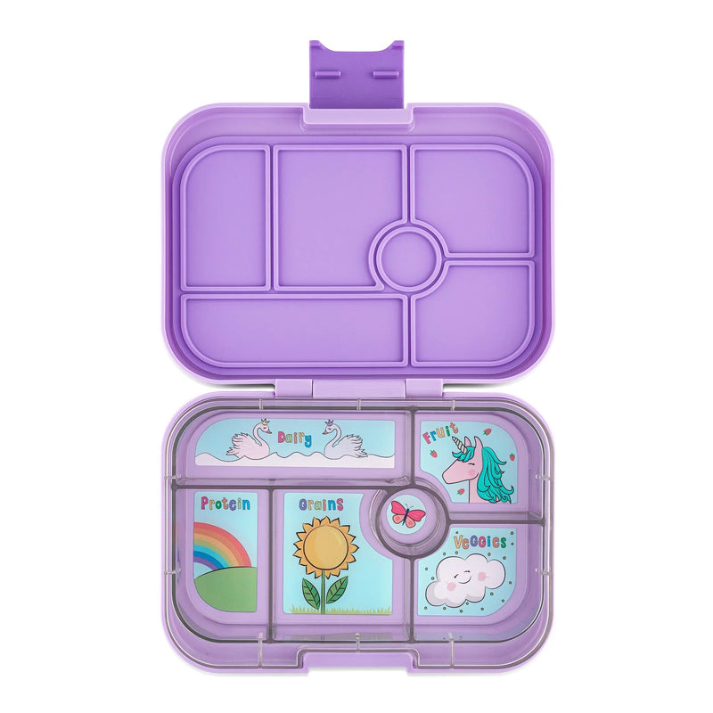 Yumbox Original Kids Bento Box-Leakproof - Lavande Purple (Unicorn)-Lunch Boxes-Medium Lunch Box