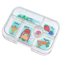 Yumbox Original Kids Bento Box – Leakproof, Jurassic Green-Lunch Boxes-Medium Lunch Box