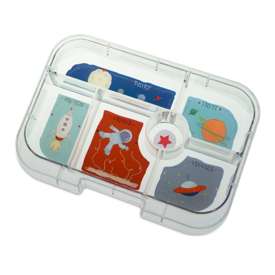 Yumbox Original Kids Bento Box - Leakproof - Surf Blue (Rocket)-Lunch Boxes-Medium Lunch Box