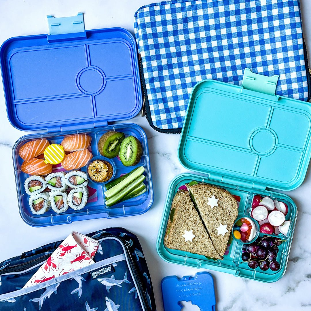 Yumbox Tapas Larger Size Leakproof Bento lunch box 4-Compartment Food Tray (Antibes Blue)-Lunch Boxes-feeding Large Lunch Box
