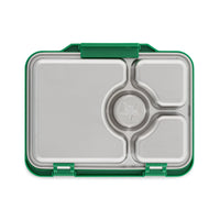 Yumbox Pret 4 Compartment Stainless Steel Leakproof Bento Lunch Box - Pomme Green-Lunch Boxes-Insulated Large Lunch Box