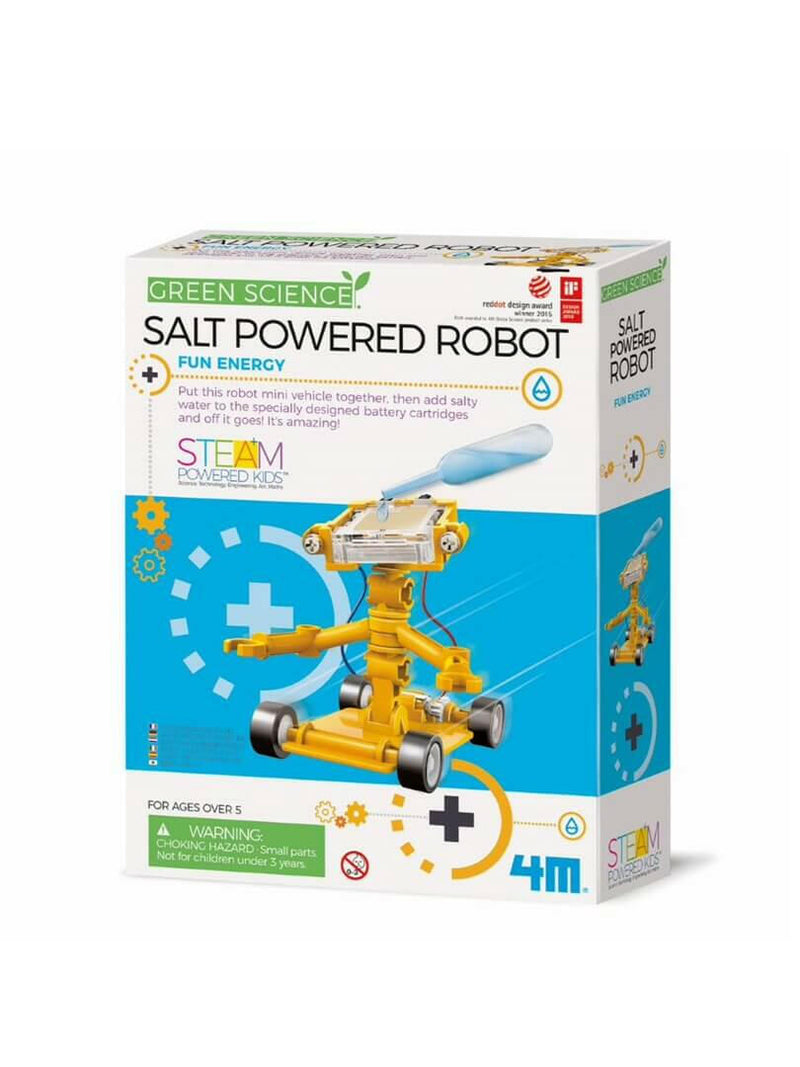 4M - Green Science - Salt Powered Robot Educational Toys for kids