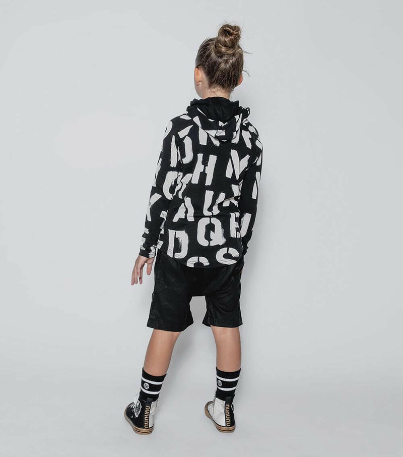 Abc Ninja Shirt - Black - HYPHEN KIDS