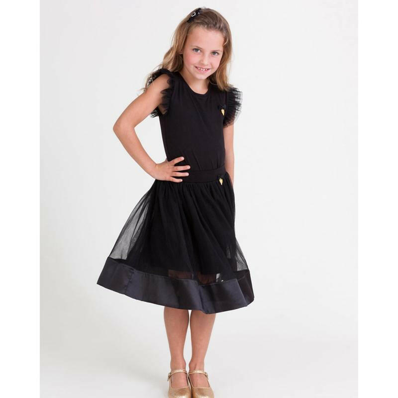 Angel's Face Ellie Skirt - Black - HYPHEN KIDS