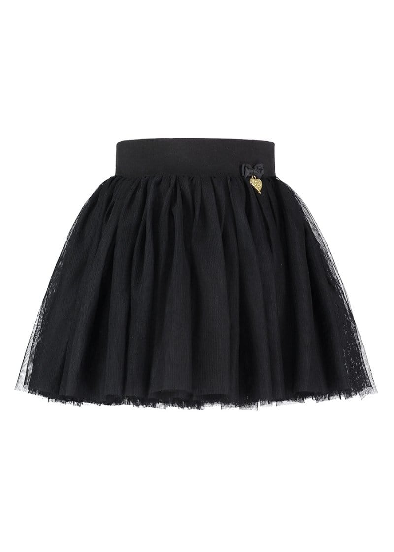 Angel's Face Princess Skirt - Black -HYPHEN KIDS