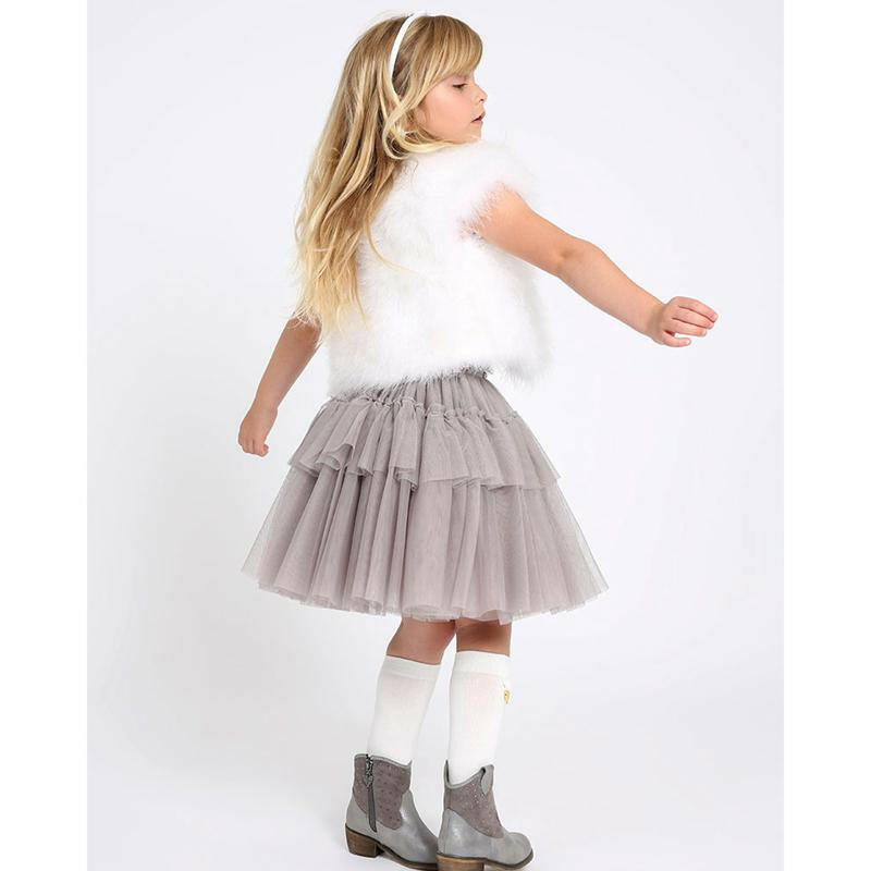 Angel's Face Snowdrop Marabou Jacket - HYPHEN KIDS