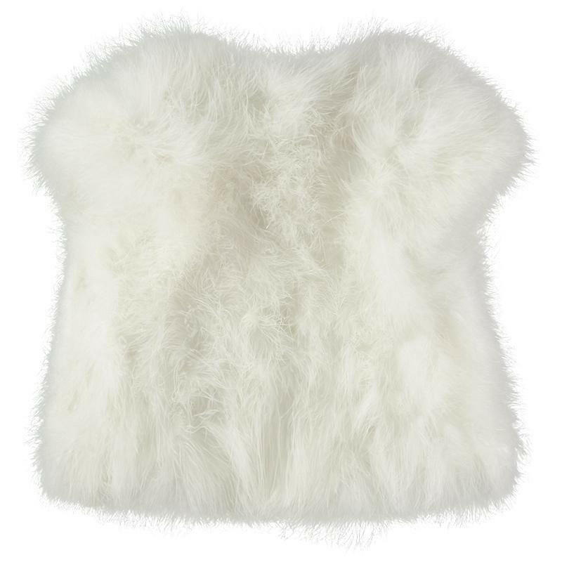 Angel's Face Snowdrop Marabou Jacket - HYPHEN KIDS