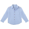 Archie L/S Button Shirt - Blue - Shirts - 30OFF