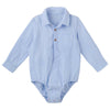 Archie L/S Button Shirt - Blue - Shirts - 30OFF